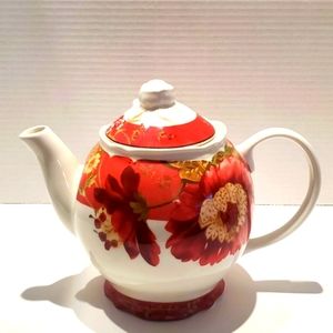 222 Fifth Porcelin Teapot Floral